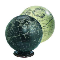Globe Terrestre Vaugondy Ivoire 18 cm -amfgl312