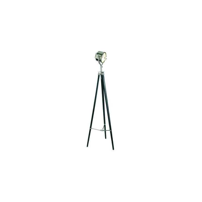 Lampadaire Phare de Recherche 1940 Nickel Noir -amfsl030 dans Reproduction phare