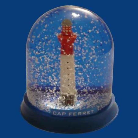 Boule neige Phare Cap Ferret  -BN024