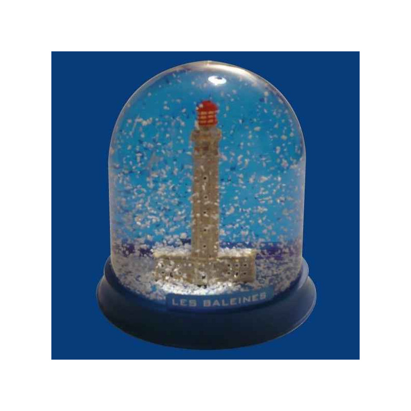 Boule neige Phare Les Baleines  -BN004