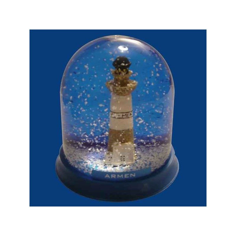 Boule neige Phare Ar-Men -BN006 dans Reproduction phare