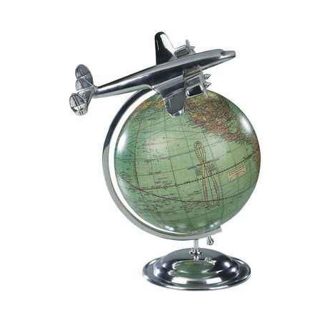 Globe Avion Au Sommet Du Monde  -amfap108