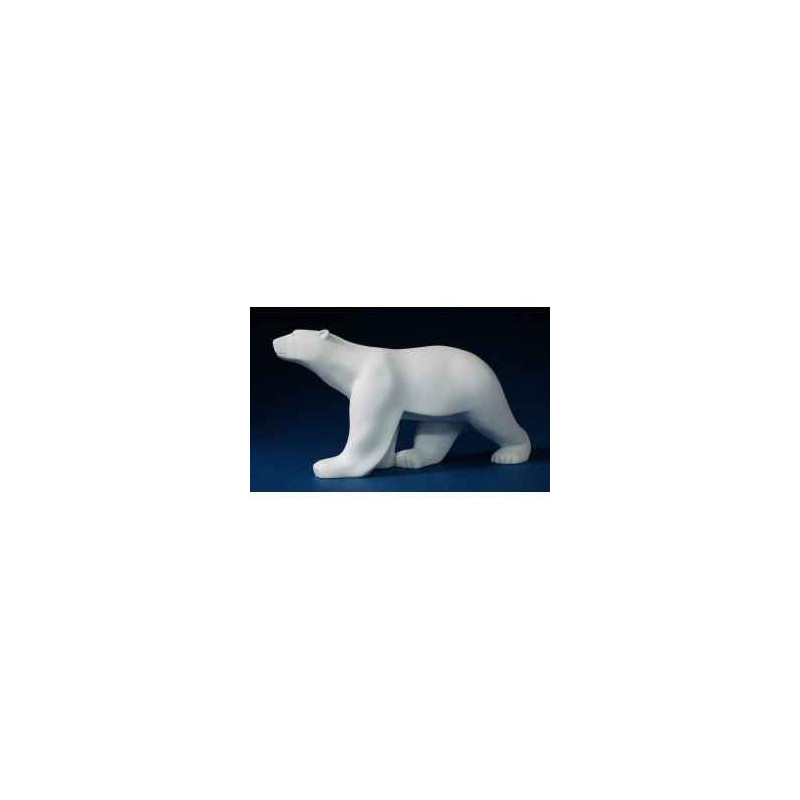 Animaux-Bois-Animaux-Bronzes propose Ours blanc par l'artiste François Pompon, collection 3dMouseion -POM01