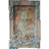 Figurine art mouseion mucha photo frame berries  muc02 3dMouseion