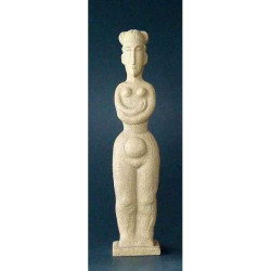 Figurine art mouseion modigliani kariatide 29cm  mo11 3dMouseion