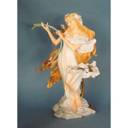 Figurine art mouseion mucha spring  muc04 3dMouseion