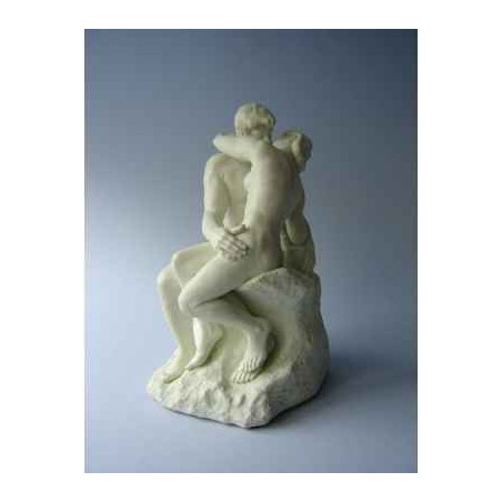 Figurine art mouseion auguste rodin le baiser marmor  ro02 3dMouseion