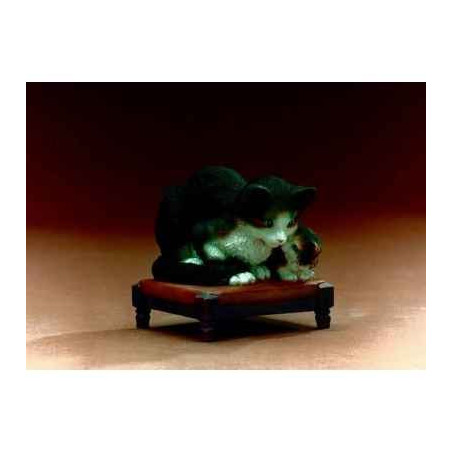 Figurine art mouseion ronner knip oplettende moeder 1887  rk05 3dMouseion