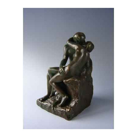 Figurine art mouseion auguste rodin le baiser 24crn bronze  ro11 3dMouseion