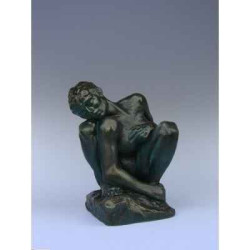 Figurine art mouseion auguste rodin hurkende vrouw  ro08 3dMouseion