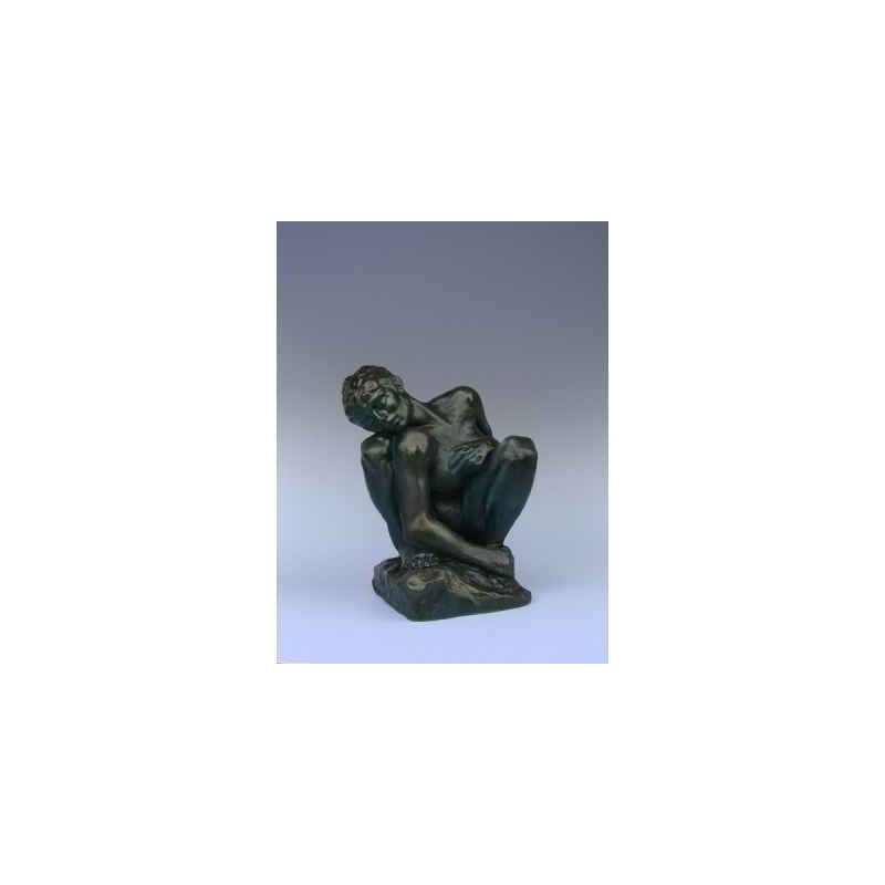 Figurine art mouseion auguste rodin hurkende vrouw  ro08 3dMouseion