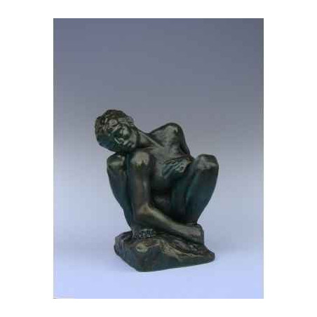 Figurine art mouseion auguste rodin hurkende vrouw  ro08 3dMouseion