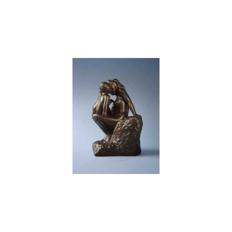 Figurine art mouseion auguste rodin moeder met kind  ro09 3dMouseion