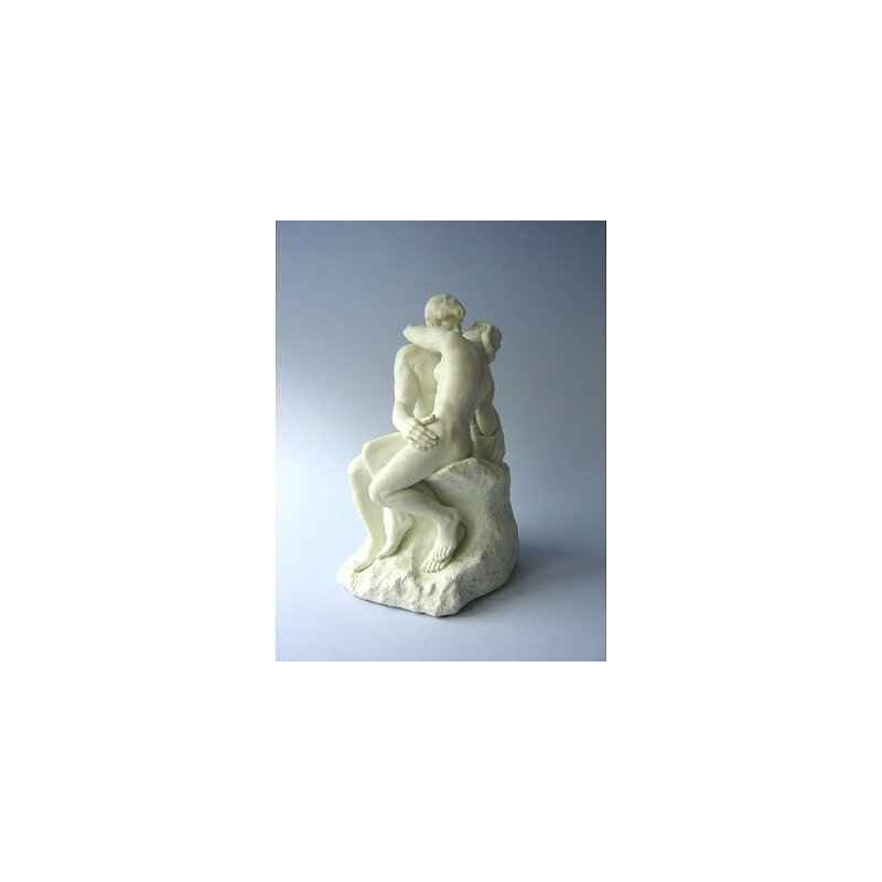 Figurine art mouseion auguste rodin le baiser 26cm marmor  ro07 3dMouseion