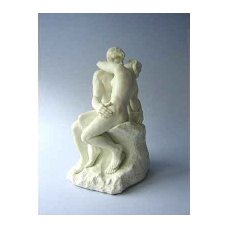 Figurine art mouseion auguste rodin le baiser 26cm marmor  ro07 3dMouseion