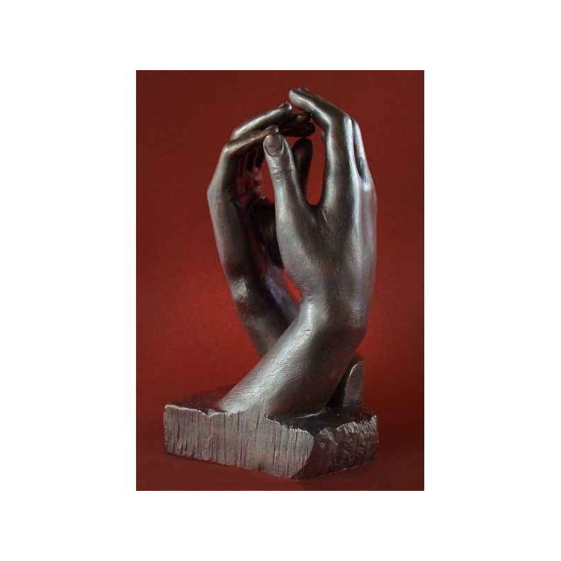 Figurine art mouseion auguste rodin cathédrale  ro17 3dMouseion