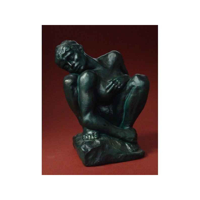 Figurine art mouseion auguste rodin femme accroupie 12cm  ro13 3dMouseion