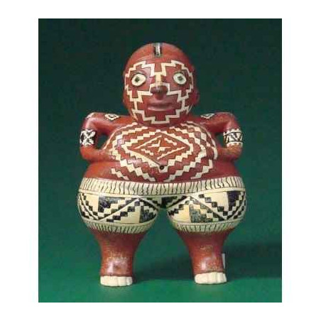 Figurine art mouseion ame chupicuaro female 14cm  ame01 3dMouseion