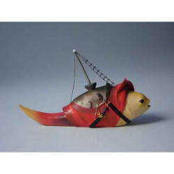 Figurine art mouseion jeroen bosch vis met mast  jb05 3dMouseion