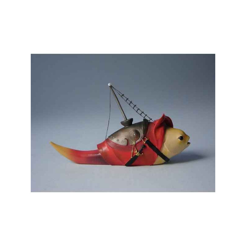 Figurine art mouseion jeroen bosch vis met mast  jb05 3dMouseion