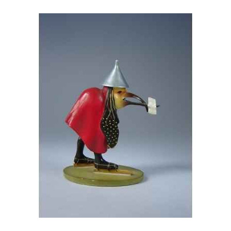 Figurine art mouseion jeroen bosch vogel met brief  jb06 3dMouseion