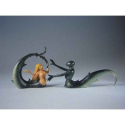 Figurine art mouseion jeroen bosch zeemeermin ridder  jb14 3dMouseion
