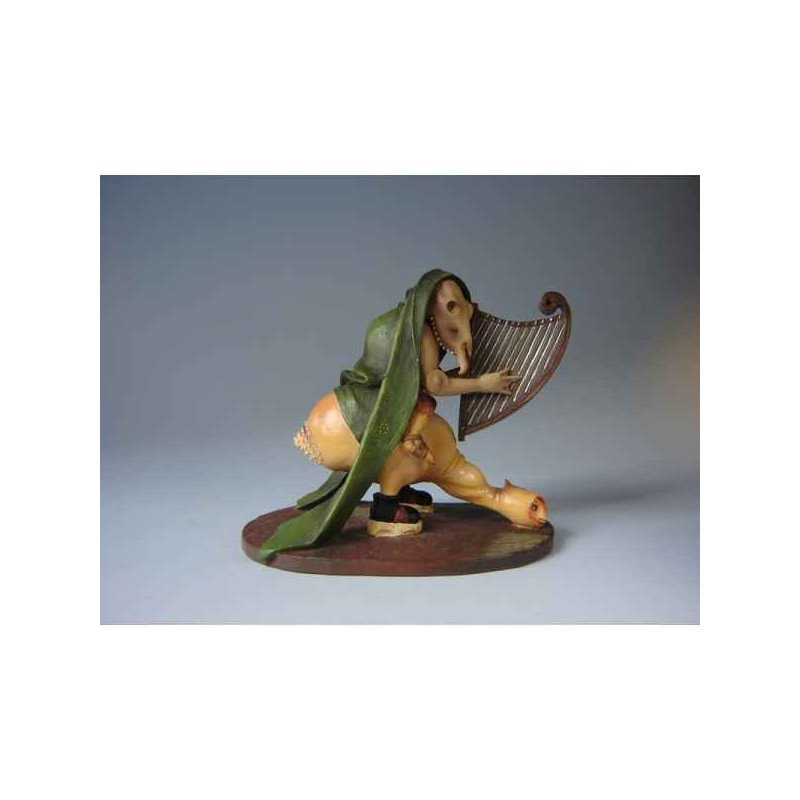 Figurine art mouseion jeroen bosch harpspelend monster  jb12 3dMouseion