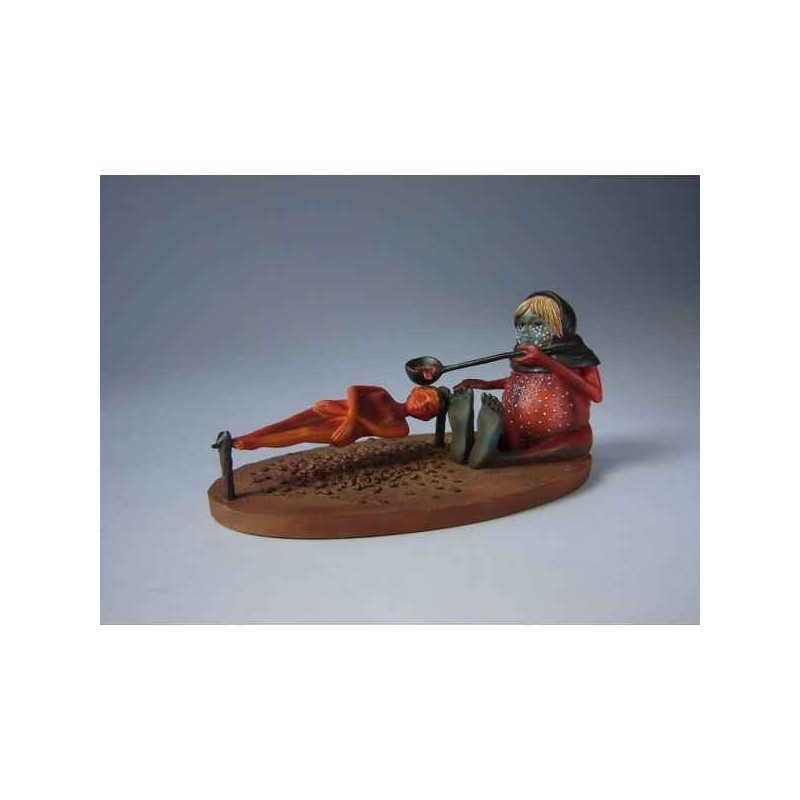 Figurine art mouseion jeroen bosch heksenkeuken witches'kitchen  jb15 3dMouseion