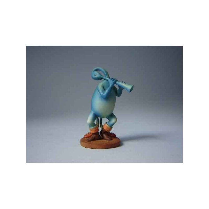 Figurine art mouseion jeroen bosch fluitspeler blauw  jb16 3dMouseion