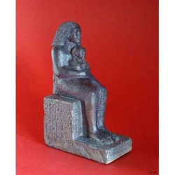 Figurine art mouseion senmut with neferure egyptian  eg02 3dMouseion