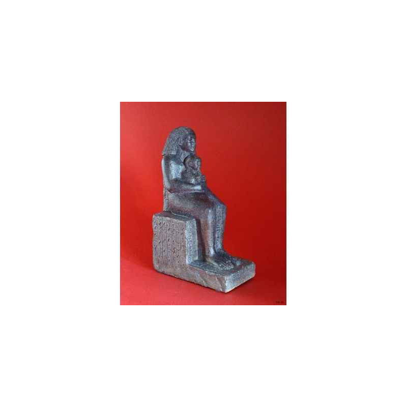 Figurine art mouseion senmut with neferure egyptian  eg02 3dMouseion
