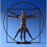 Figurine art mouseion da vinci l'homme de vitruve bronze  dav03 3dMouseion