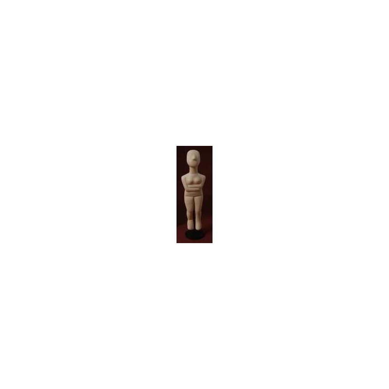 Figurine art mouseion cyclade female stand 18cm  cyc01 3dMouseion