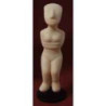 Figurine art mouseion cyclade female sitt 13 cm  cyc02 3dMouseion