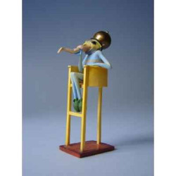 Figurine art mouseion jeroen bosch duivel op stoel jb07 3dMouseion