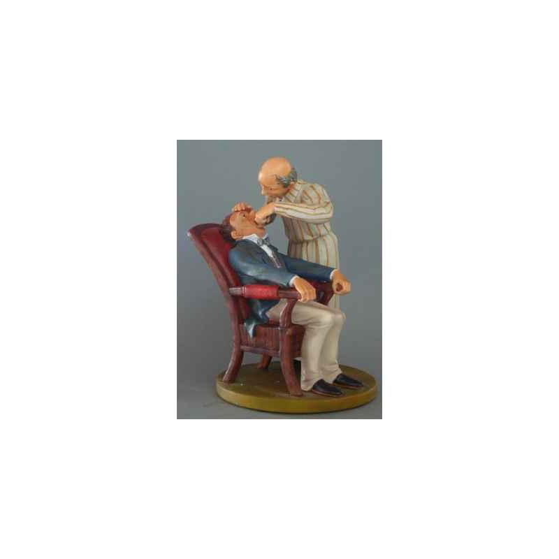 Figurine art mouseion daumier dentiste 22cm  hd11 3dMouseion