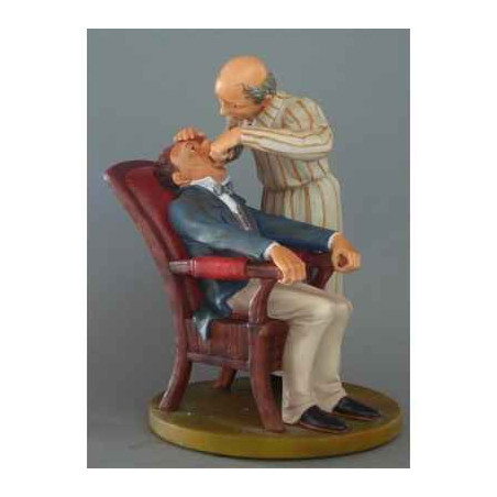 Figurine art mouseion daumier dentiste 22cm  hd11 3dMouseion