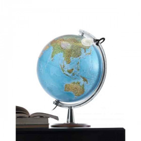 Globe de bureau  -Atlantis 40  -Globe géographique lumineux  -Cartographie double effet : physique éteint, politique allumé  -di