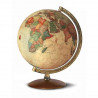 Globe de bureau - Antiquus - Globe géographique lumineux - Cartographie de type antique,  réactualisée - diam 30 cm - hauteur 38