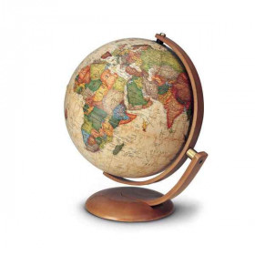 Globe de bureau Optimus 30  -Globe géographique lumineux  -Cartographie de type antique, réactualisée  -diam 30 cm  -hauteur 40 