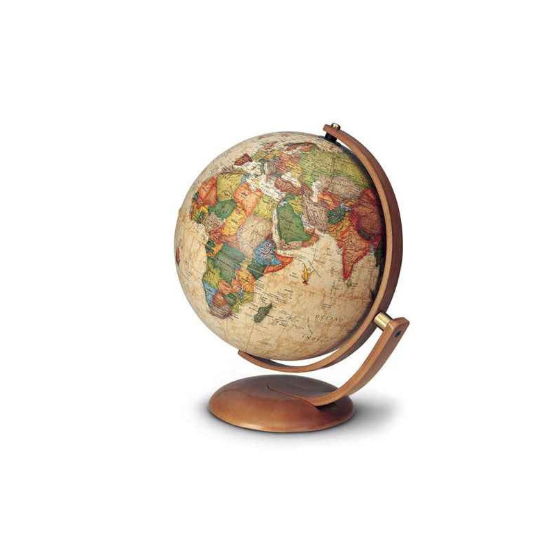 Globe de bureau Optimus 30 - Globe géographique lumineux - Cartographie de type antique,  réactualisée - diam 30 cm - hauteur 40