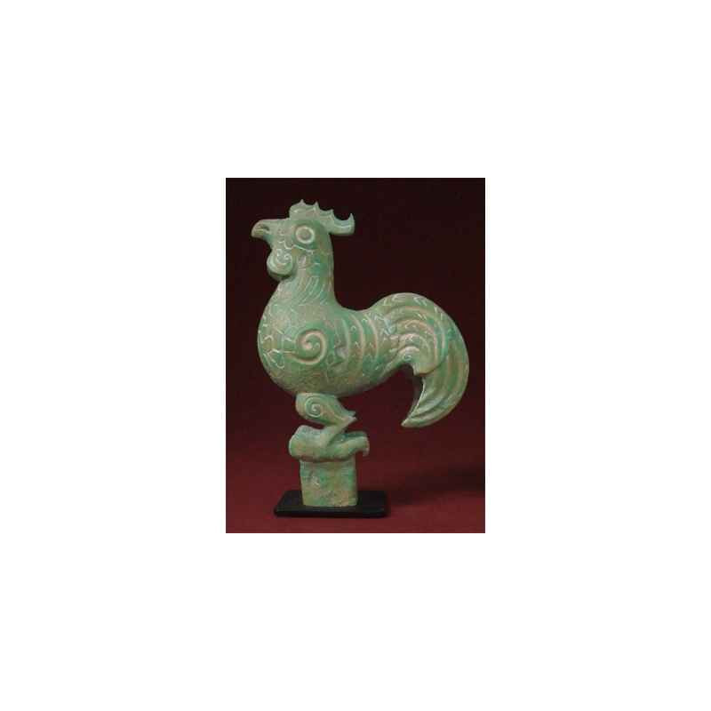 Figurine art mouseion shang dynasty rooster  ch04 3dMouseion
