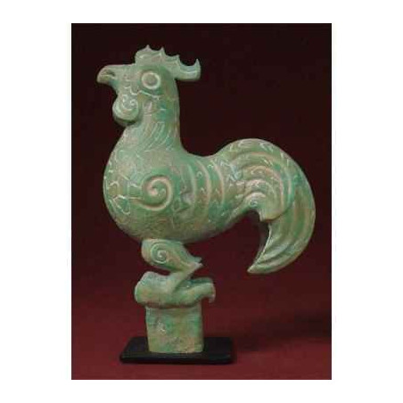 Figurine art mouseion shang dynasty rooster  ch04 3dMouseion