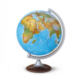 Globe de bureau  -Atlantis 30  -Globe géographique lumineux  -Cartographie double effet : physique éteint, politique allumé  -di