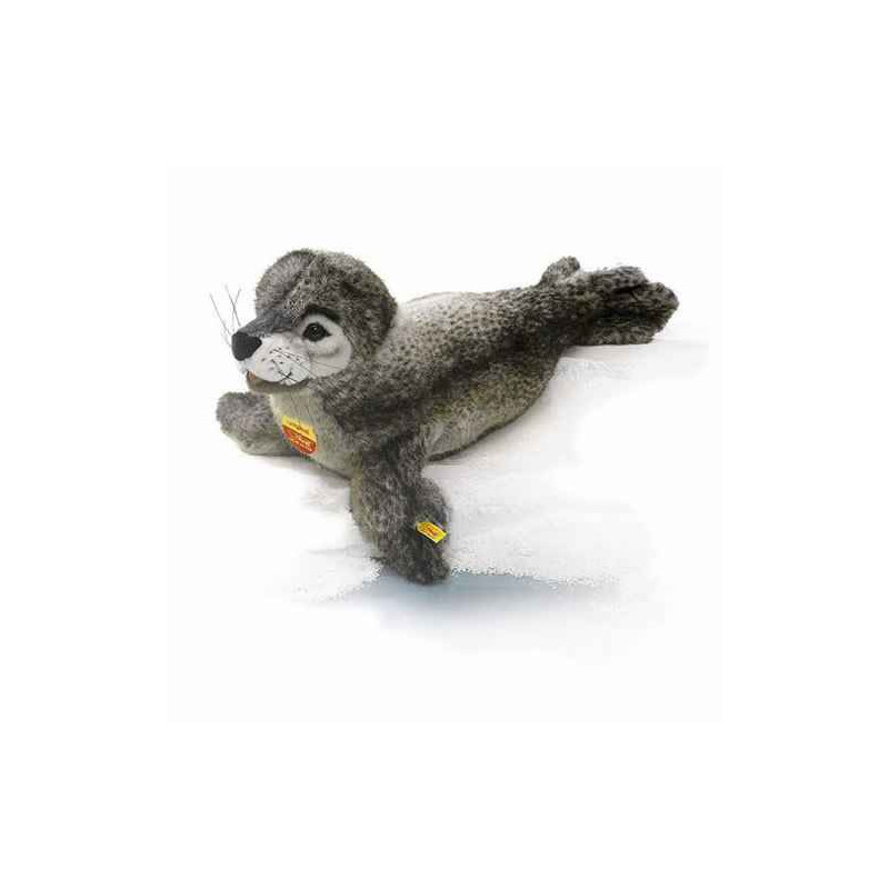 Peluche Steiff Phoque studio couché-501302 dans Décoration de la mer