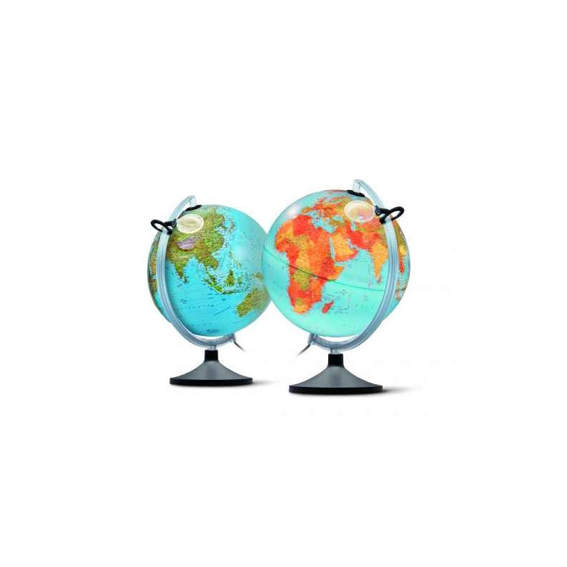 Globe lumineux uranio relief double cartographie 30 cm (diamètre) Sicjeg