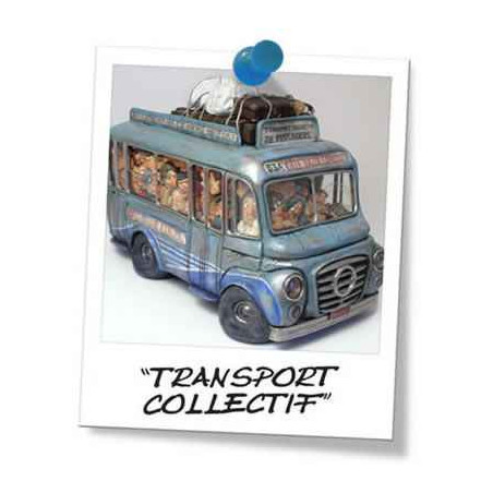 Figurine Forchino  -Transport collectif  -32 cm  -FO85046