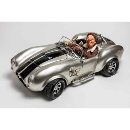 Figurine voiture shelby cobra 427 silver large Forchino  -FO85083