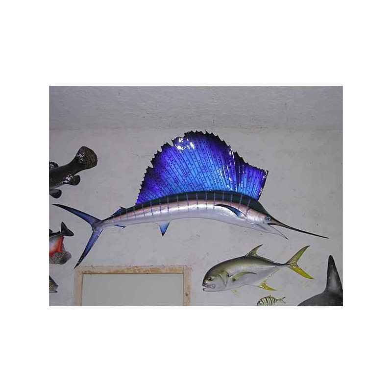 Trophée poisson des mers tropicales Espadon voilier -TRDF64