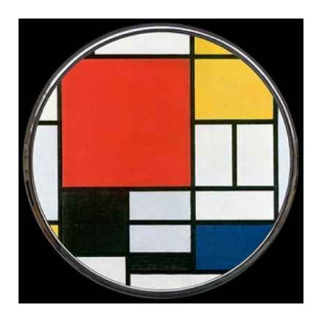 Miroir de poche mondriaan 3dMouseion -M31MO